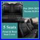 Full Set PU Leather Car Seat Covers For Toyota RAV4 2019 2023 Not For Hybrid