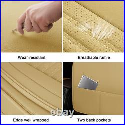 Full Set Universal Seat Cover Cars Protectors Leather for Auto SUV Pick-up Truck
