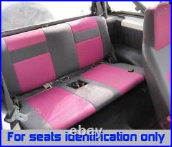 Full set car seat covers cotton 2tone design fits 1989-1998 Geo Tracker