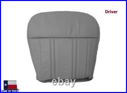 Gray LEATHER 60/40 Bench Seat Covers For Ford F150 Lariat XLT Crew Cab 1997 1998