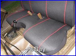 Grey Fur Bench Seat Cover (sheepskin Look)fit Holden Rodeo 1989 2002
