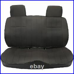 HECASA Black Cloth Bench Seat Covers For TOYOTA Pickup 87-94 (Hilux) 1987-1994