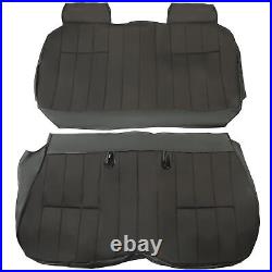 HECASA Black Cloth Bench Seat Covers For TOYOTA Pickup 87-94 (Hilux) 1987-1994