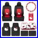 Hello Kitty Car Seat Covers, Car Floor Mats, Steering Wheel Cover, Windshield