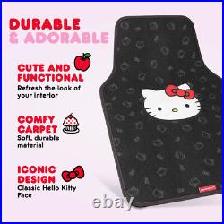 Hello Kitty Car Seat Covers, Car Floor Mats, Steering Wheel Cover, Windshield
