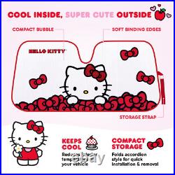 Hello Kitty Car Seat Covers, Car Floor Mats, Steering Wheel Cover, Windshield
