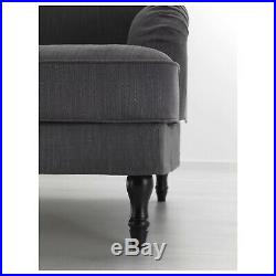 Ikea STOCKSUND 3-Seat Sofa (78 3/8) Cover 002.803.45 Nolhaga Dark Gray