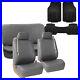 Integrated Seatbelt Seat Combo with Seat Covers withFloor Mats Gray