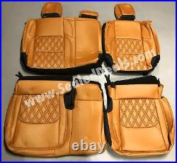 Jeep Gladiator Sport Overland Custom Autumn with Diamond Leather Seat Covers