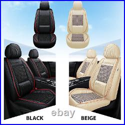 Leather Car 2/5 Seat Cover Full Set Cushion Protector For Toyota Tacoma Crew Cab