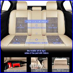 Leather Car 2/5 Seat Cover Full Set Cushion Protector For Toyota Tacoma Crew Cab