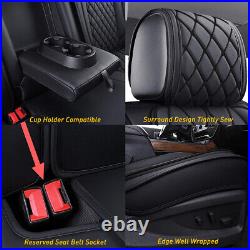 Leather Car Seat Cover For Silverado Chevy GMC 2007-2021 Sierra 1500 2500/3500HD