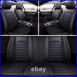 Leather Car Seat Covers Full Set/Front Cushions For Dodge Ram 1500 2500 3500 HD