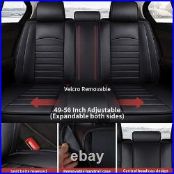 Leather Car Seat Covers Full Set Waterproof for Honda Accord Civic City CRV HRV