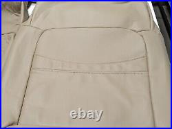 Leather Seat Covers Fits 2004-2008 Ford F150 Crew Cab Lariat Beige NY70