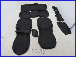 Leather Seat Covers Fits 2012 Ford Focus SE 5 Door Black TN39 CLOSEOUT