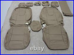 Leather Seat Covers Fits 2012 Ford Fusion S SE Tan TN56 CLOSEOUT