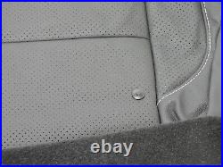 Leather Seat Covers Fits 2014 2015 Chevrolet Silverado Crew Black ID65