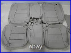 Leather Seat Covers Fits 2016-2016.5 Mazda CX-5 Touring Gray Roadwire2