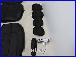 Leather Seat Covers Fits 2016-2019 Nissan Versa Note Hatchback Black TN97