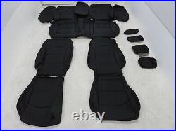 Leather Seat Covers Fits 2018 2019 Hyundai Sonata Sport Sedan Black Alea L3
