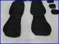 Leather Seat Covers Fits 2018 2019 Hyundai Sonata Sport Sedan Black Alea L3