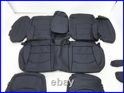 Leather Seat Covers Fits 2018 2019 Hyundai Sonata Sport Sedan Black Alea L3