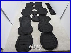 Leather Seat Covers Fits 2020 Kia Sorento L LX S 3 row Black TN66 CLOSEOUT
