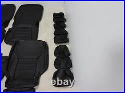 Leather Seat Covers Fits 2020 Kia Sorento L LX S 3 row Black TN66 CLOSEOUT