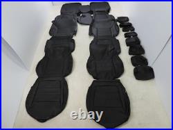 Leather Seat Covers Fits Kia Sorento L LX S 2020 Black Z21