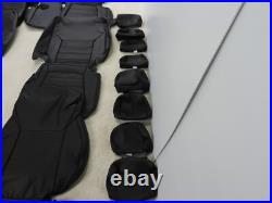 Leather Seat Covers Fits Kia Sorento L LX S 2020 Black Z21