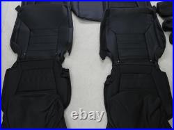 Leather Seat Covers Fits Kia Sorento L LX S 2020 Black Z21
