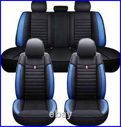 Luxury Faux-Leather Car Seat Covers Front Rear Full Set Cushion For Buick