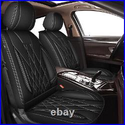 Luxury Front+Rear Car Seat Cover PU Leather Protector For LINCOLN MKX 2008-2018