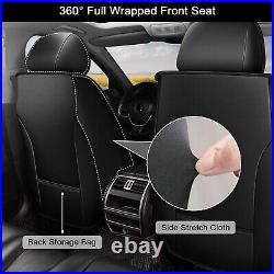 Luxury Front&Rear FOR Chevrolet Equinox 2018-2024 Leather 5-Sits Car Seat Covers