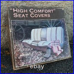 NOS High Comfort Bench Seat Cover Black USA 67-85 Ford F100-F500 Pickup Truck