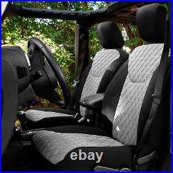 Neoprene Custom Fit Car Seat Covers 2007-2018 Jeep Wrangler JKU 4DR Front Set