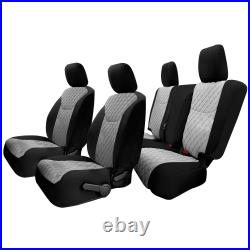 Neoprene Custom Fit Car Seat Covers for 2007-2018 Jeep Wrangler JK 4DR Full Set