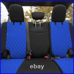 Neoprene Custom Fit Car Seat Covers for 2018-2021 Jeep Wrangler JL 4DR Rear Set