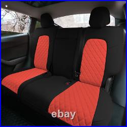 Neoprene Custom Fit Car Seat Covers for 2020 2024 Tesla Model Y Rear Set
