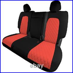 Neoprene Custom Fit Car Seat Covers for 2020 2024 Tesla Model Y Rear Set