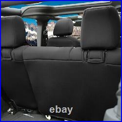 Neoprene Rear Set Waterproof Custom Fit Seat Covers 2007-2018 Jeep Wrangler JK