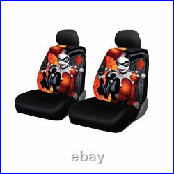 New Harley Quinn Auto Car Seat Covers Floor Mat Keychain Cover Set For Jeep