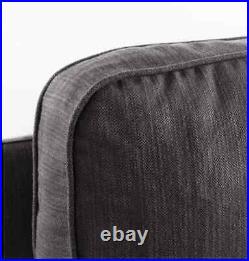 New IKEA cover set for Stocksund 2 seat sofa in NOLHAGA DARK GREY 702.803.37