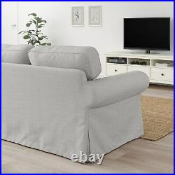 New Original IKEA cover set for Ektorp 2 seat sofa in ORRSTA LIGHT GREY