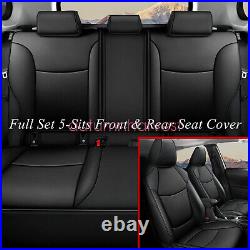 (Not For Hybrid) For Toyota RAV4 2019-2023 FULL SET Leather Seat Covers New