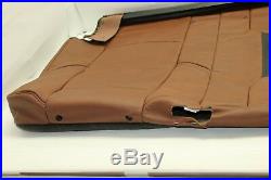 OEM 15-17 ESCALADE 2nd Row 60% Bench Top Seat Cover Brown Vecchio LEATHER