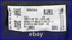 OEM 2015 Boston Whaler 210 Montauk Aft Stern Bench Seat Canvas Storage Cover