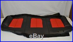 OEM Ford F150 SVT Raptor Vinyl Seat Back Cover 2nd Row Bench Rear Black Red
