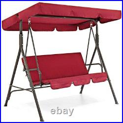 Outdoor Canopy Swing Patio Chair Lounge 3-Person Seat cover Hammock Porch Bench